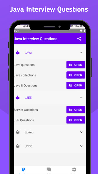 Play APK Java Interview Questions  and enjoy Java Interview Questions with UptoPlay com.aviyehuda.interviewquestions