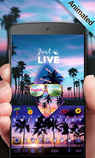Play APK Just Live GO Keyboard Animated Theme  and enjoy Just Live GO Keyboard Animated Theme with UptoPlay com.jb.emoji.gokeyboard