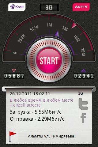 Play APK Kcell 3G Test  and enjoy Kcell 3G Test with UptoPlay kz.kcell.speedometer
