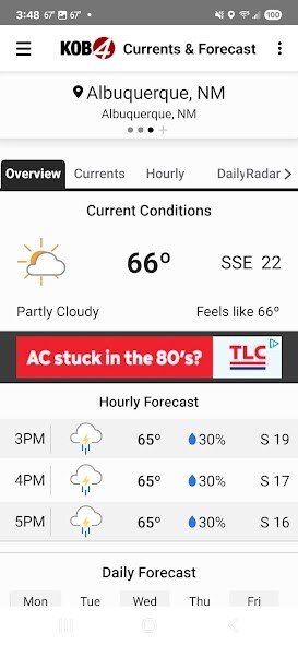 Play KOB 4 Weather New Mexico 