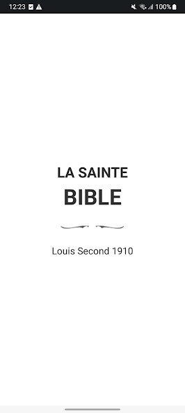 Play La Sainte Bible, Louis Segond 