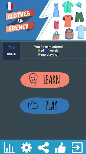 Play APK Learn Clothes in French  and enjoy Learn Clothes in French with UptoPlay com.muratos.learn_clothes_french