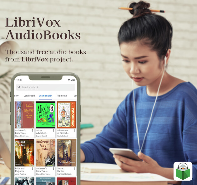 Play APK LibriVox AudioBooks : Listen free audio books  and enjoy LibriVox AudioBooks : Listen free audio books with UptoPlay com.scdgroup.app.audio_book_librivox