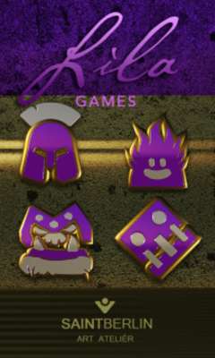 Play Lila Gold Icon Pack 