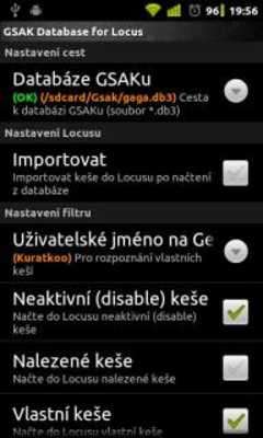Play Locus - addon GSAK Database 