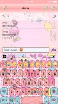 Play Lovely Pink Life Keyboard -Gif 