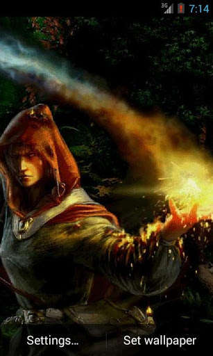 Play Magician Free Live Wallpaper 