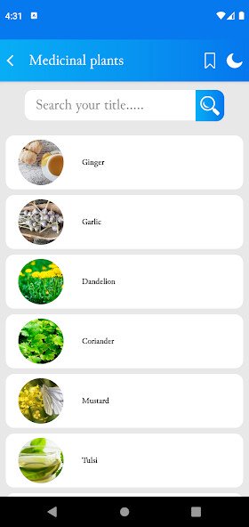Play APK Medicinal plants  and enjoy Medicinal plants with UptoPlay com.herbal.plants