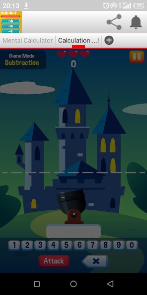 Play APK Mental calculation  and enjoy Mental calculation with UptoPlay ch.mathetrainer.MentalCalc