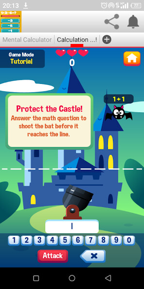 Play APK Mental calculation  and enjoy Mental calculation with UptoPlay ch.mathetrainer.MentalCalc