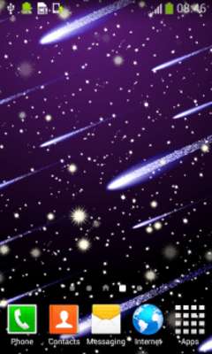 Play Meteor Shower Live Wallpapers 