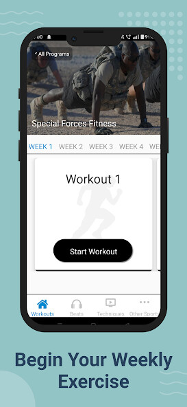 Play APK Military Special Force Fitness  and enjoy Military Special Force Fitness with UptoPlay com.fitivity.military_special_forces