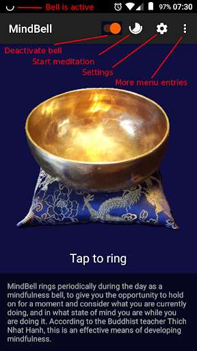 Play MindBell (Mindfulness Bell & Meditation Timer) and enjoy MindBell (Mindfulness Bell & Meditation Timer) with UptoPlay Play MindBell (Mindfulness Bell & Meditation Timer) and enjoy MindBell (Mindfulness Bell & Meditation Timer) with UptoPlay