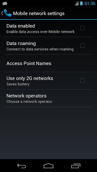 Play Mobile Network Settings 