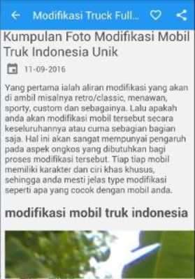 Play Modifikasi Truck Full Variasi 
