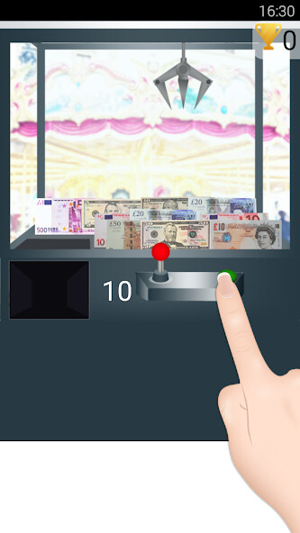Play money claw machine 