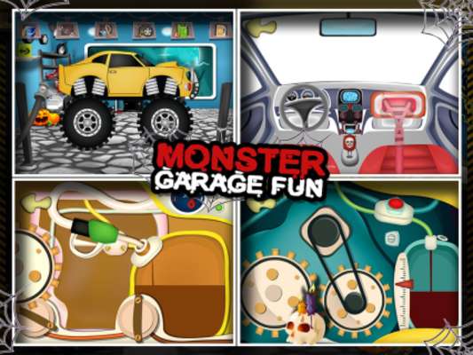 Play Monster Car Garage Fun 