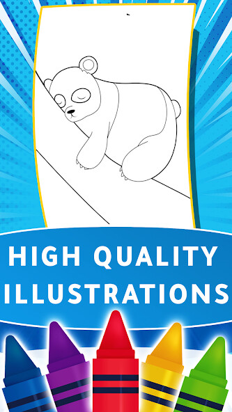 Play panda coloring book 