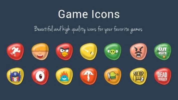 Play Pebbles Apex/Nova Icon Theme 