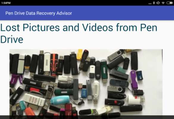Play Pen Drive Data Recovery Help 