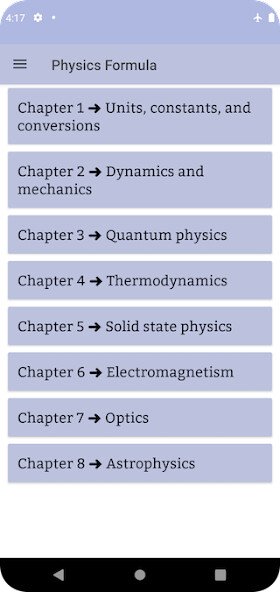 Play APK Physics Formulas  and enjoy Physics Formulas with UptoPlay com.anko.fizikbirim