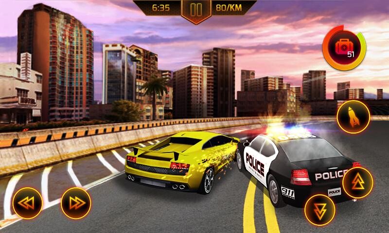 Play police car chase 