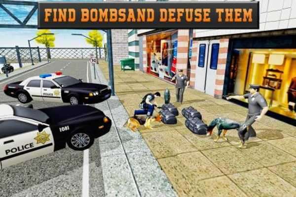 Play Police Dog Crime Patrol Sniff 