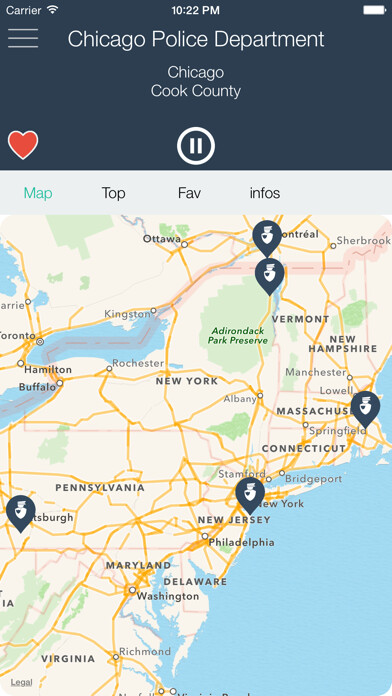 Play police radio scanner 