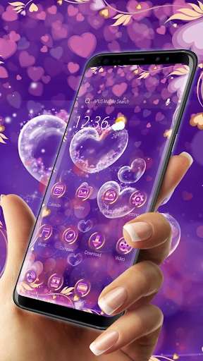 Play APK Purple Love Flower- APUS Launcher Free Theme  and enjoy Purple Love Flower- APUS Launcher Free Theme with UptoPlay com.apusapps.theme.i_purple_love_flower_00c978ebc6