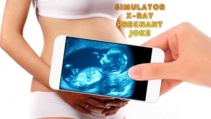 Play X-Ray Scanner Pregnant Joke Play X-Ray Scanner Pregnant Joke