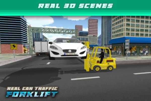 Play Real Car Traffic Forklift Sim 