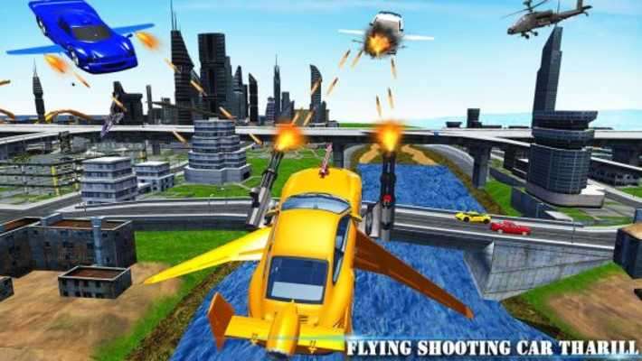Play Real flying car armored shooting combat free 2018 