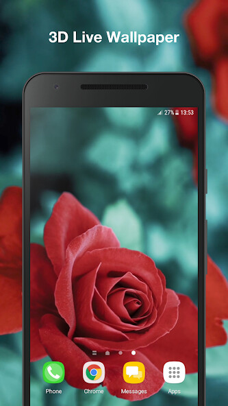 Play Red Rose Live Wallpaper 