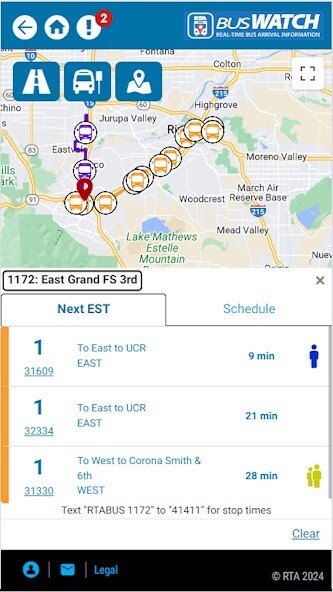 Play APK Riverside Transit BusWatch  and enjoy Riverside Transit BusWatch with UptoPlay com.rtabus.bustime.app.RIVERSIDE