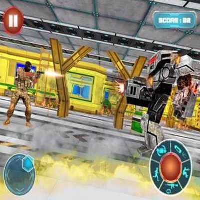 Play Robots War Space Clash Mission 