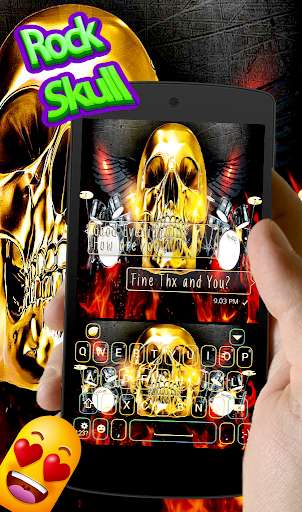 Play Rock skull keyboard Theme 