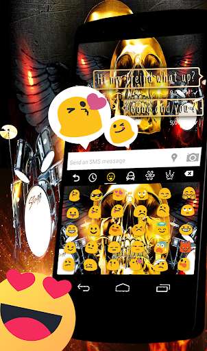 Play Rock skull keyboard Theme 