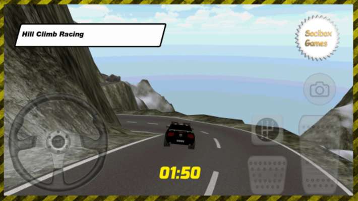Play Rocky Police Hill Climb Racing 