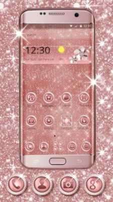 Play Rose Gold Glitter Theme 