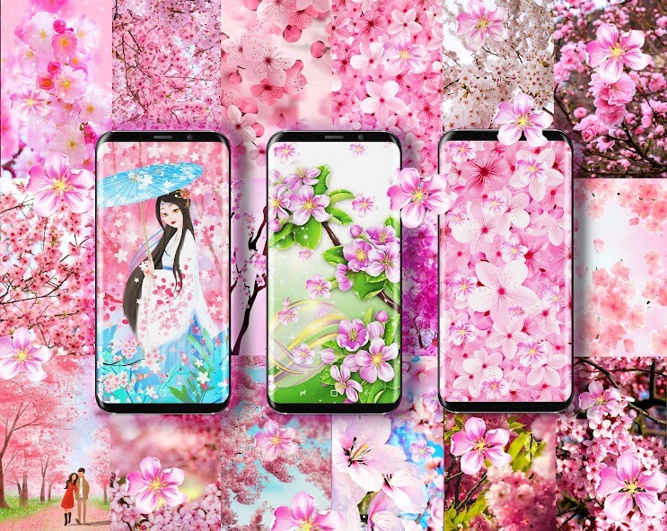 Play APK Sakura flowers live wallpaper  and enjoy Sakura flowers live wallpaper with UptoPlay sakura.live.wallpaperHD
