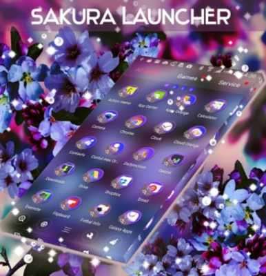 Play Sakura. GO Launcher EX Theme 