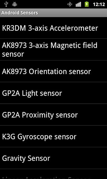 Play Sensors of Android Play Sensors of Android
