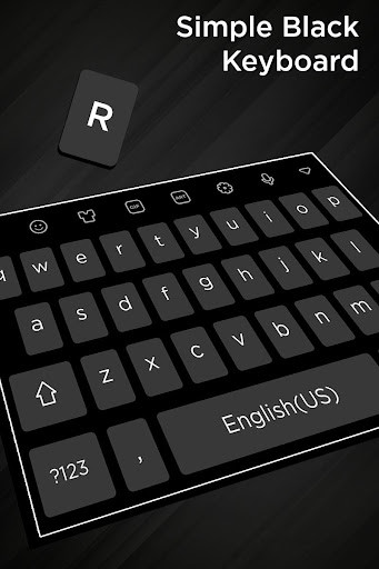 Play Simple Black Keyboard 