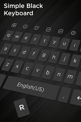 Play Simple Black Keyboard 