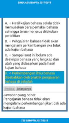 Play Simulasi Soal SBMPTN 2017/2018 