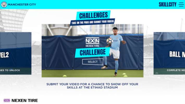 Play SkillCity from Manchester City FC 