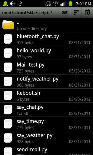 Play APK SL4A Script Launcher  and enjoy SL4A Script Launcher with UptoPlay org.androidideas.scriptlauncher