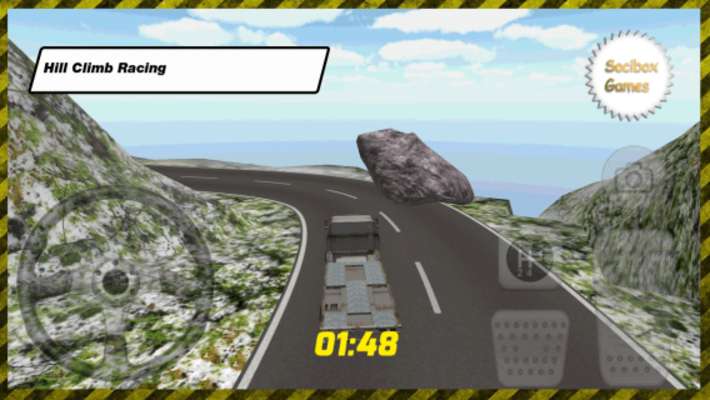 Play Snow Flatbed Hill Climb Racing 