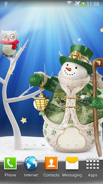 Play Snow Globe Live Wallpaper 