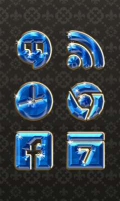 Play Solo Launcher Blue Ruby 